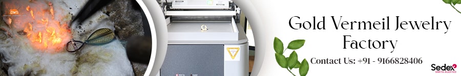 Gold Vermeil Jewelry Factory in India